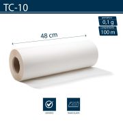 Filme Papel Termocolante Definitivo para Patchwork 48cm x 100m